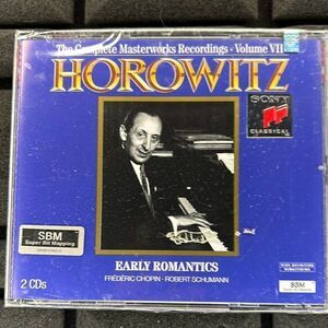 Vladimir Horowitz Vol VII Early Romantics 2CD Sony classical SBM Romantics 0107